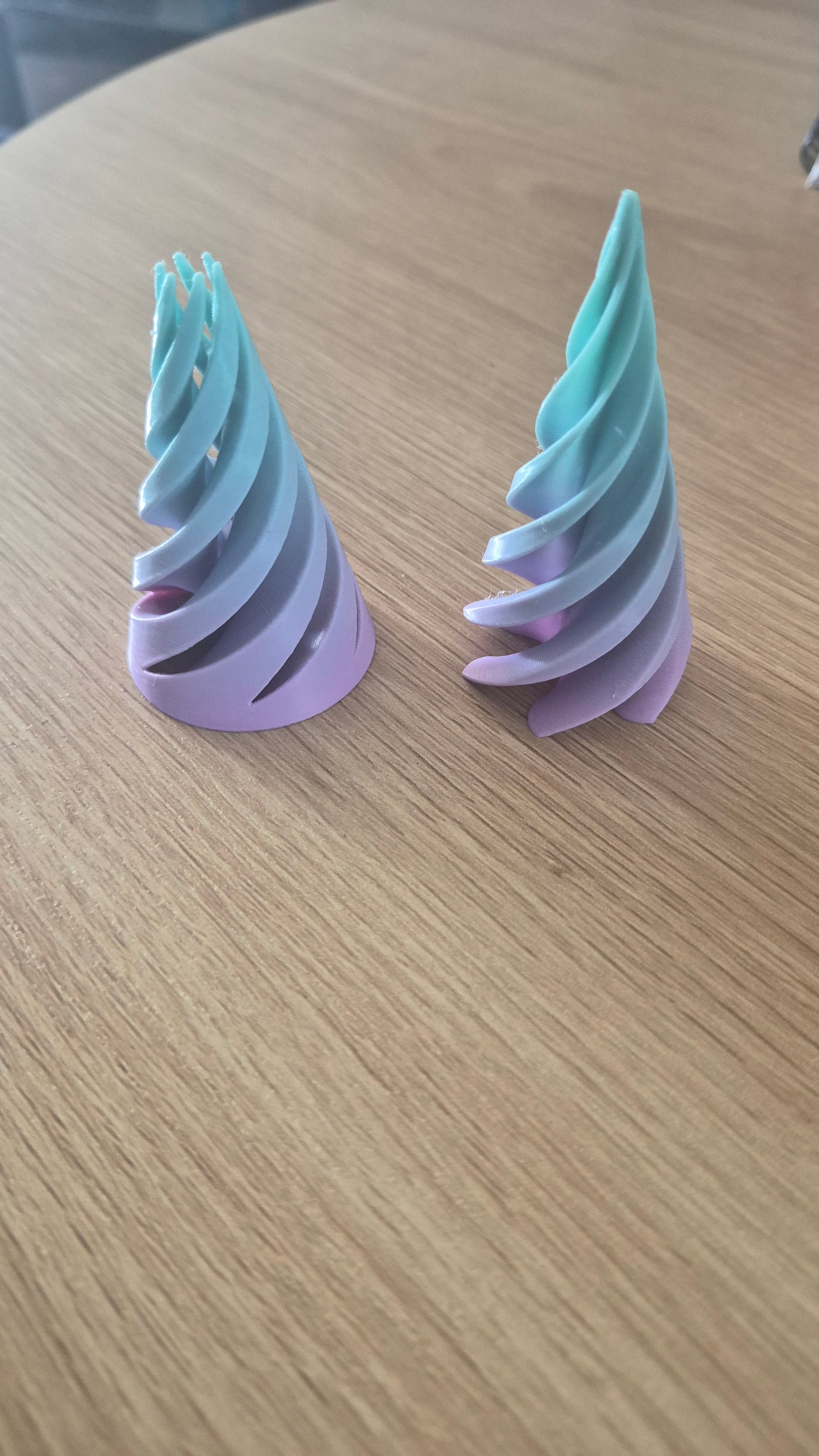 Spiral cone fidget toy